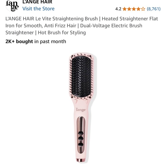 Lange Pink Hair Styling Tool - Picture 3 of 3